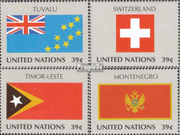 UNO - New York 1041-1044 (kompl.Ausg.) Postfrisch 2007 Flaggen - Unused Stamps