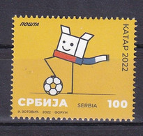 SERBIA 2022,SPORT,WORLD CUP QATAR,SOCCER,FOOTBAL,,MNH - 2022 – Qatar