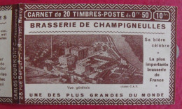 Carnet De Timbre à Bande Publicitaire. Couverture Vide "brasserie Champigneulles Nancy". Pub Pubs Publicité. - Altri & Non Classificati