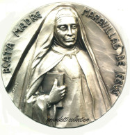 BEATA MADRE MARAVILLAS DE JESUS 1998 RARA MEDAGLIA BEATIFICAZIONE - Profesionales/De Sociedad