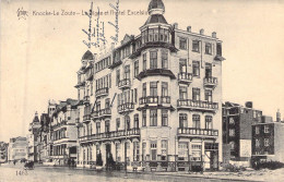 BELGIQUE - KNOCKE LE ZOUTE - La Digue Et L'Hôtel Excelsion - Carte Postale Ancienne - Autres & Non Classés