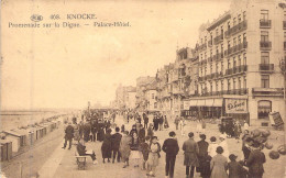 BELGIQUE - KNOCKE - Promenade Sur La Digue - Palace Hôtel - Carte Postale Ancienne - Autres & Non Classés