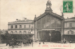 Amiens * La Gare Du Nord * Ligne Chemin De Fer * Attelage - Amiens