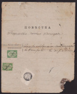 RUSSIE ZEMSTVOS SUR LETTRE DE 1883 DE SAINT PETERSBOURG POUR PODOLSK - Zemstvos