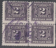 17279) Canada 1906 Postage Due Block - Postage Due