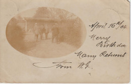 CHAILLY Sur LAUSANNE  - Un Groupe De Personnes En 1904  ( Carte Photo Précurseur  à Destination De Paris ) - Lausanne