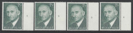 Belgique - 1967 - COB 1419 ** (MNH) - Planches 1 à 4, Série Complète - 1961-1970