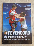 Programme Feyenoord - Manchester City - 13.9.2017 - UEFA Champions League - Holland - Programm - Football - Berghuis - Libros