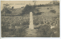 CPA Militara 02 ŒUILLY Cimetière Militaire Stèle Centrale  Tombes - Cementerios De Los Caídos De Guerra