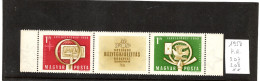 HONGRIE 1958 P.A. YT N° 207-208 Neufs** - Unused Stamps