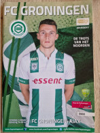 Programme FC Groningen - Ajax - 5.3.2017 - KNVB Eredivisie - Holland - Programm - Football - Oussama Idrissi - Libros