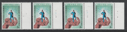 Belgique - 1968 - COB 1444 ** (MNH) - Planches 1 à 4, Série Complète - 1961-1970
