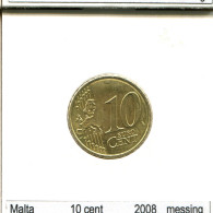 10 EURO CENTS 2008 MALTA Münze #AS622.D - Malta