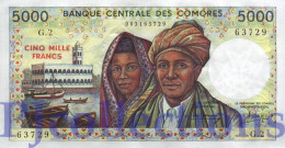 COMOROS 5000 FRANCS 1984 PICK 12b UNC - Colombie