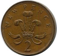 2 PENCE 1978 UK GROßBRITANNIEN GREAT BRITAIN Münze #AX078.D - 2 Pence & 2 New Pence