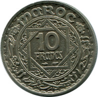 10 FRANCS 1946 MOROCCO Münze #AP255.D - Maroc