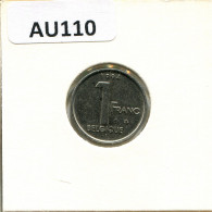 1 FRANC 1994 Französisch Text BELGIEN BELGIUM Münze #AU110.D - 1 Frank