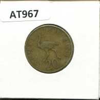 20 SENTI 1973 TANZANIA Coin #AT967.U - Tanzania