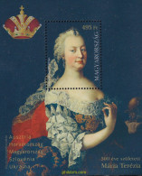 699732 MNH HUNGRIA 2017 300 ANIVERSARIO DEL NACIMIENTO DE MARIA TERESA DE AUSTRIA (1717-1780) - Nuovi