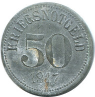 BAVARIA 50 PFENNIG 1917 Fürth In Bayern Notgeld German States #DE10514.6.F - 50 Pfennig