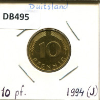 10 PFENNIG 1994 J BRD ALLEMAGNE Pièce GERMANY #DB495.F - 10 Pfennig