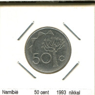 50 CENTS 1993 NAMIBIE NAMIBIA Pièce #AS396.F - Namibia