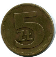 5 ZLOTYCH 1977 POLOGNE POLAND Pièce #AR115.F - Pologne