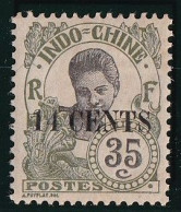 Indochine N°81a - "4" Fermé - Neuf Sans Gomme - TB - Unused Stamps