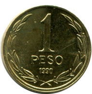 1 PESO 1990 CHILE UNC Coin #M10133.U - Chili