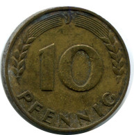 10 PFENNIG 1949 J WEST & UNIFIED GERMANY Coin #AW975.U - 10 Pfennig