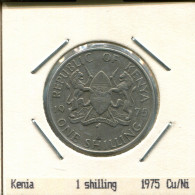 1 SHILLING 1975 KENYA Coin #AS328.U - Kenia