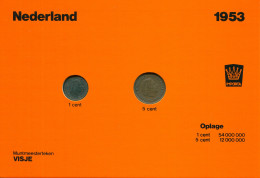 NETHERLANDS 1953 MINT SET 2 Coin #SET1005.7.U - Mint Sets & Proof Sets