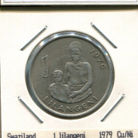 1 LILANGENI 1979 SWAZILAND Coin #AS307.U - Swazilandia