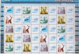 UNO - New York 1149A-1153A Klb I Kleinbogen (kompl.Ausg.) Postfrisch 2009 Grußmarken - Unused Stamps