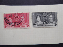 SOMALILAND PROTECTORATE SG  KGVI CORONATION Fine USED - Somaliland (Herrschaft ...-1959)