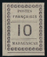 Madagascar N°9 - Neuf Sans Gomme - Léger Pelurage Sinon TB - Unused Stamps