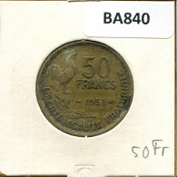 50 FRANCS 1951 FRANKREICH FRANCE Französisch Münze #BA840.D - 50 Francs