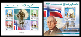 Niger  2022 Roald Amundsen.  (417) OFFICIAL ISSUE - Explorateurs