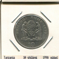 10 SHILLINGI 1990 TANSANIA TANZANIA Münze #AS361.D - Tansania