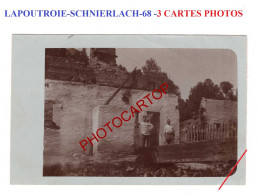 LAPOUTROIE-SCHNIERLACH-68-Pferdezucht-3x CARTES PHOTOS Allemandes-Guerre14-18-1 WK-Militaria-France - Lapoutroie