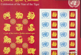UNO - New York 1228Klb Kleinbogen (kompl.Ausg.) Postfrisch 2010 Tierkreiszeichen - Unused Stamps