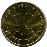 10 FRANCS CFA 2006 ESTADOS DE ÁFRICA CENTRAL (BEAC) Moneda #AP862.E - Repubblica Centroafricana