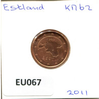 2 EURO CENTS 2011 ESTONIA Moneda #EU067.E - Estland