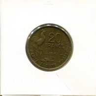 20 FRANCS 1951 B FRANCIA FRANCE Moneda #AK886.E - 20 Francs