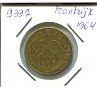50 CENTIMES 1964 FRANCIA FRANCE Moneda #AN231.E - 50 Centimes