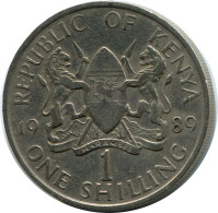 1 SHILLING 1989 KENYA Moneda #AZ190.E - Kenia