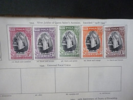 TONGA KING GEORGE VI USED OR MH STAMPS - Tonga (...-1970)