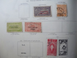 TRAVANCORE COCHIN KING GEORGE VI USED OR MH STAMPS - Travancore