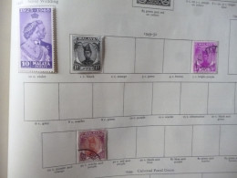 TRENGGANU KING GEORGE VI USED OR MH STAMPS - Travancore