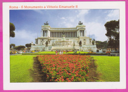 290461 / Italy - Roma (Rome) -  Monumento A Vittorio Emanuele II (Altare Della Patria) Garden Flowers PC 11/29 Italia - Altare Della Patria